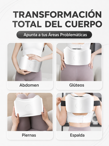 Masajeador Abdominal Eléctrico Inalámbrico – Quema Grasa, Reduce Hinchazón y Activa la Digestión Natural